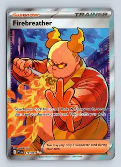 Firebreather 119/094 Ultra Rare Phantasmal Flames Pokemon NM/M - Image 1