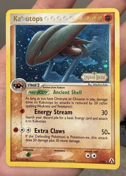 Pokemon TCG EX Legend Maker Kabutops 7/92 Reverse Holo STAMPED LP - Image 1