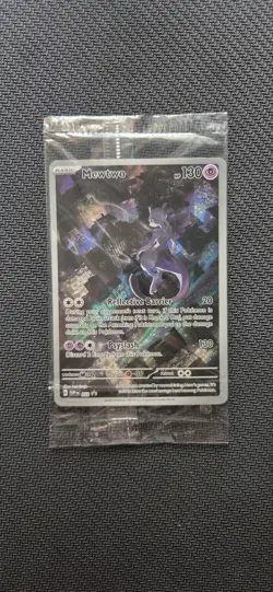 Mewtwo SVP 052 Pokemon TCG Black Star Promo Scarlet & Violet 151 Promo *SEALED* - Image 1