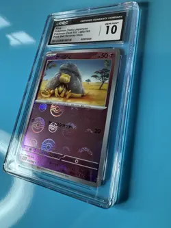CGC 10 GEM MINT Abra 063/165 Poke Ball Reverse Holo Japanese 151 Pokemon - Image 2