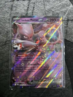 Pokemon Play! Prize Pack Stamp - Team Rocket’s Mewtwo ex 081/182 - Series 8 - NM - Image 1