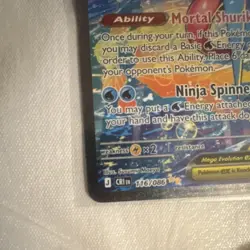 Mega Greninja EX 116/086 Chaos Rising Special Illustration Rare - Image 4