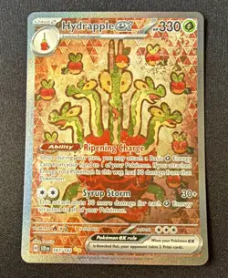 Hydrapple ex 167/142 Sv07: Stellar Crown Holo Pokemon Rare Full Art - Image 1