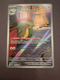 Gumshoos 153/132 Illustration Rare Pokemon Mega Evolution NM - Image 1