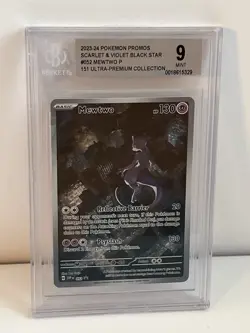 BGS 9.0💫 | Pokemon TCG | Scarlet & Violet | Mewtwo SVP 052 | Black Star Promo | - Image 1