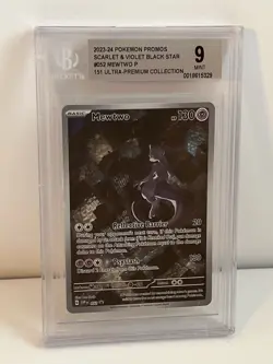 BGS 9.0💫 | Pokemon TCG | Scarlet & Violet | Mewtwo SVP 052 | Black Star Promo | - Image 3