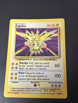 Zapdos Holo Rare Holo Base Set 016/102 Pokemon TCG. #3 - Image 1