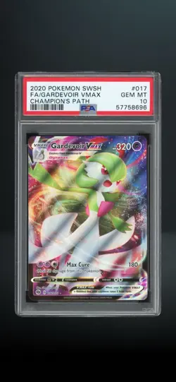 Pokemon 2020 Champions Path Gardevoir VMAX 17/73 Full Art Holo PSA 10 - Image 1