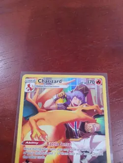 Pokemon TCG Charizard TG03/TG30 Swsh11: Lost Origin Trainer Gallery Holo Rare - Image 2