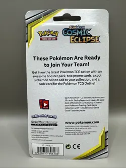 Pokemon TCG - Sun & Moon Cosmic Eclipse Single Booster Blister Pack (Arcanine) - Image 3