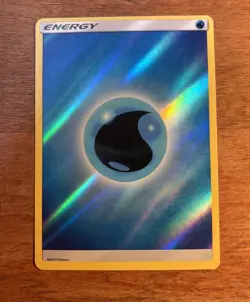 Pokemon TCG Water Energy 2017 Unnumbered S&M NM Reverse Holo Pack Fresh - Image 1