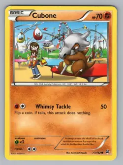 CUBONE 77/162 C BREAKTHROUGH POKEMON" NM BKT 2015 - Image 1