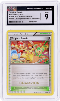 2012 Pokemon Black and White Star Promos Tropical Beach CGC 9 - Image 1