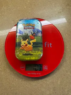 100g HEAVY FAT LOADED Pokemon Ascended Heroes Mini Tin Pack Pikachu Cover Sealed - Image 1
