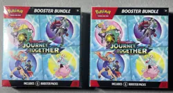 Pokemon Scarlet and Violet Journey together booster bundle X2 - Image 1