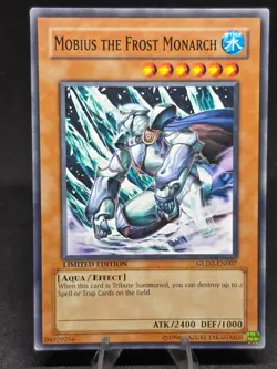 Yu-Gi-Oh! Mobius the Frost Monarch GLD2-EN007 Gold Series Limited Edition NM - Image 1