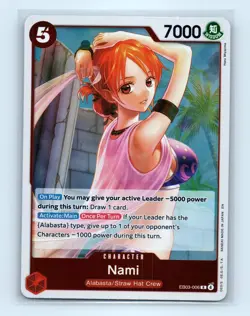 One_piece tcg Extra Booster: One Piece Heroines Edition Nami (006) Near Mint - Image 1