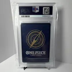 Bandai One Piece Monkey D. Luffy OP13-058 Treasure Rare Foil Eng PSA 9 - Image 2