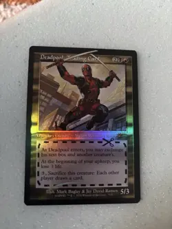 Deadpool, Trading Card - Retro Frame FOIL - Secret Lair Chase NM MTG - Image 1