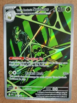 Pokemon TCG Team Rockets Spidops Card 187/182 Destined Rivals Mint Conditon - Image 1