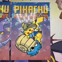 2 Fossil Pikachu Cracked Ice Holos Card Database NON-TCG Pokemon Cards - Image 4