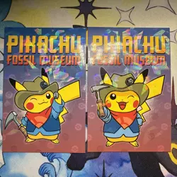 2 Fossil Pikachu Cracked Ice Holos Card Database NON-TCG Pokemon Cards - Image 1