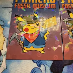 2 Fossil Pikachu Cracked Ice Holos Card Database NON-TCG Pokemon Cards - Image 3