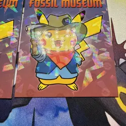 2 Fossil Pikachu Cracked Ice Holos Card Database NON-TCG Pokemon Cards - Image 5