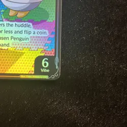 Risk-Taking Penguin FOIL PROMO PUDGY VIBES Enter the Huddle TCG PROMO CARD - Image 3
