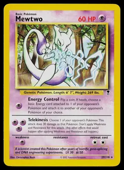 Pokemon Card - Mewtwo Legendary Collection 29/110 Rare - Image 1