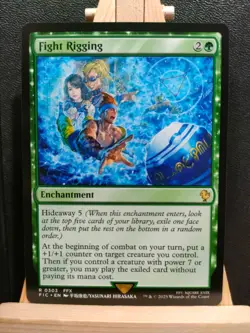 Fight Rigging - Final Fantasy Commander - Rare - NM (see pics) MTG - Image 1