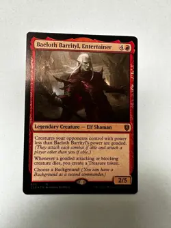 FOIL Baeloth Barrityl, Entertainer *Commander Legends: Battle for Baldur's Gate* - Image 1