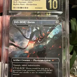 FAS-BOR7 Horus Blightsteel Colossus 2223 Horizon CGC Pristine 10 Pop 1 🔥 - Image 2