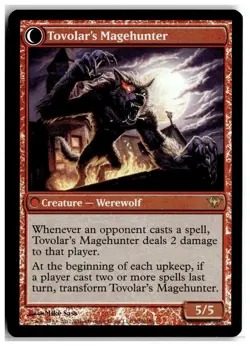 MTG Foil Mondronen Shaman - Dark Ascension Moderately Played English - Image 2