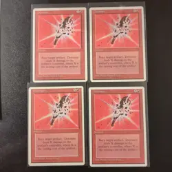 4 MTG 4th Edition Detonate - Image 1