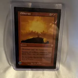 Wizards of the Coast MTG Obliterate Invasion Rare Red EN light to nm range - Image 1