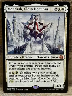 Mondrak, Glory Dominus Promo Pack: Phyrexia: All Will Be One Regular - Image 1