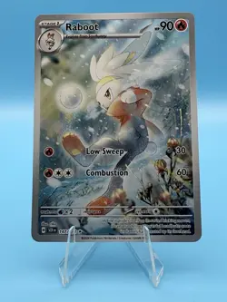 Pokemon TCG Raboot Stellar Crown Holo Illustration Rare Card 147/142 - Image 1
