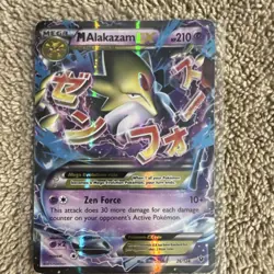 Pokemon M Alakazam EX Ultra Rare Holo Card 26/124 Fates Collide Zen Force - Image 1