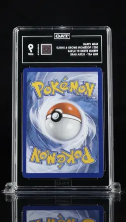 Pokemon Mew VMAX 114/264 Fusion Strike Full Art Ultra Rare Holo TAG Graded 9 - Image 2
