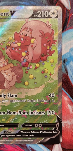 Pokemon TCG Greedent V 257/264 Alternate Full Art – Fusion Strike Pack Fresh NM - Image 4