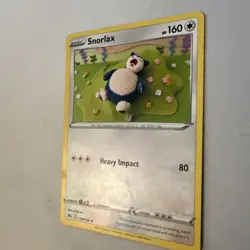 2023 Pokemon Snorlax Rare 109/159 Crown Zenith Regular (Crochet Art Style) - Image 3