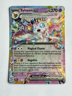 Pokemon TCG Surging Sparks Holo Double Rare Card #086/191 Sylveon EX - Image 1