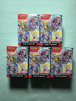 Pokemon Journey Together Booster Bundle Lot Of 5 - Image 1