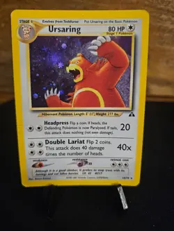 Pokemon TCG - Ursaring 15/75 Neo Discovery Holo Rare - MP - Image 1