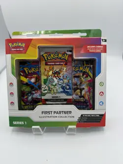 Pokemon TCG First Partner Illustration Collection Series 1 Sealed Box 3 Pax NEW - Image 1