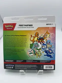 Pokemon TCG First Partner Illustration Collection Series 1 Sealed Box 3 Pax NEW - Image 2