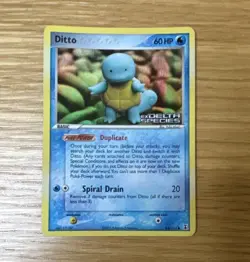The Pokemon Company Ditto (Squirtle) EX Delta Species 2005 RH 60HP 064/113 - Image 1