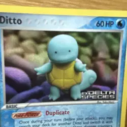The Pokemon Company Ditto (Squirtle) EX Delta Species 2005 RH 60HP 064/113 - Image 4
