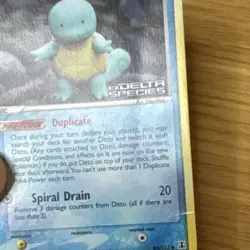 The Pokemon Company Ditto (Squirtle) EX Delta Species 2005 RH 60HP 064/113 - Image 5